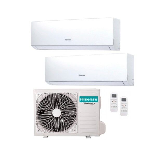 Multi Split 2X1 Hisense 2AMW52U4RXC + CF25YR04G + CF35MR046M