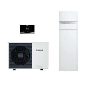 Aerotermia Vaillant AroTHERM plus compacta 4 uniTOWER con acumulador de 185L